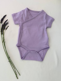 Wowo BASIC bodi kratkih rukava  LILA  68