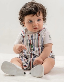 U.S. Polo ASSN komplet majica i kombinezon Rugby Multi Stripe