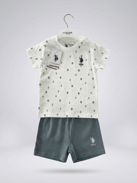 U.S. Polo ASSN Komplet Baloon Voyage majica i šorts 5536