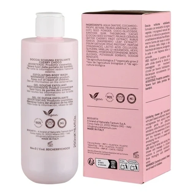 BIOEARTH Gel za tuširanje sa prirodnim skrabom - Trešnja/Čoko 6555