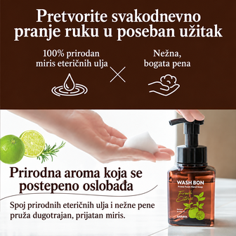 Wash Bon Prime penasti sapun za ruke Fresh Citrus 500 ml