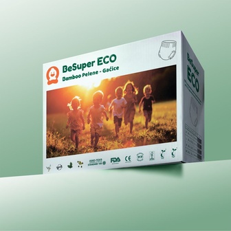 BeSuper ECO Bamboo Pelene-Gaćice XL 25 kom