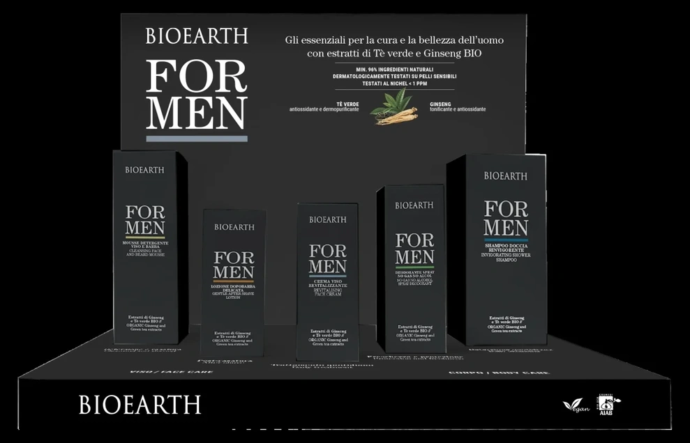 BIOEARTH MEN - Pena za brijanje i čišćenje lica 6500
