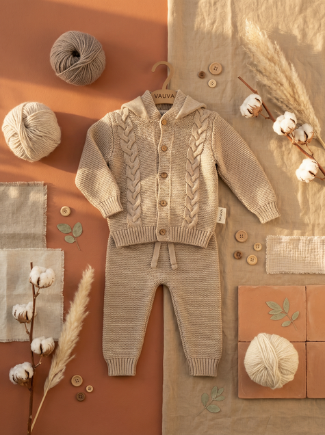 VAUVA set 2/1 pantalone i dukserica sa kapuljačom 5196