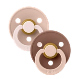 BIBS STUDIO Fusion Blush & Woodchuck 0-6m