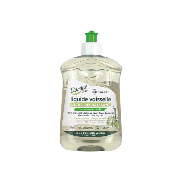 Prirodna tečnost za pranje sudova – timijan i bergamot  500ml 6752