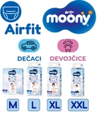 Gaćice Moony Airfit