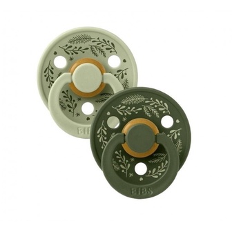 BIBS varalica Holiday Leaf Sage & Hunter Green 0-6M a2