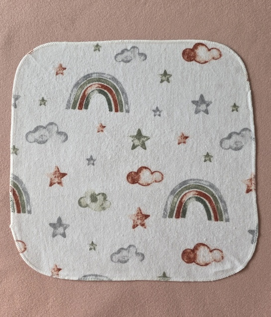 WOWO  flanel bebi krpica duga braon boje 4741