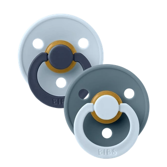BIBS STUDIO Fusion Baby Blue & Petrol 0-6m