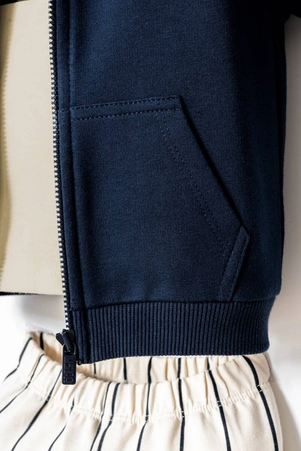 U.S. Polo ASSN komplet Navy 3/1, pantalone, majica i duks 5539