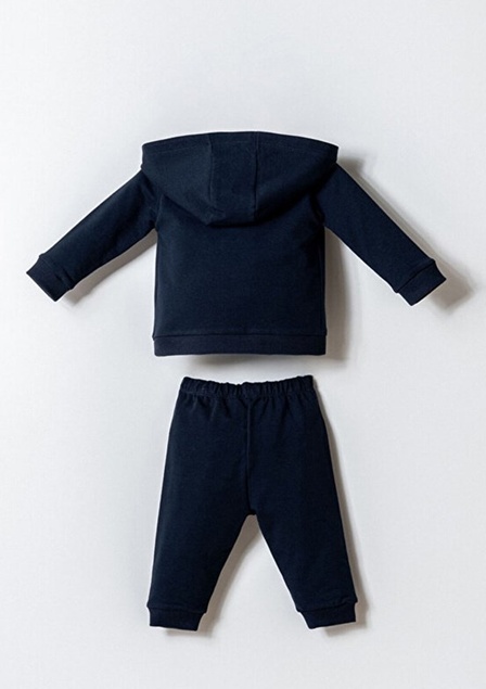 U.S. Polo ASSN komplet 3/1 Deep Blue: pantalone, majica i duks USB2903 5929