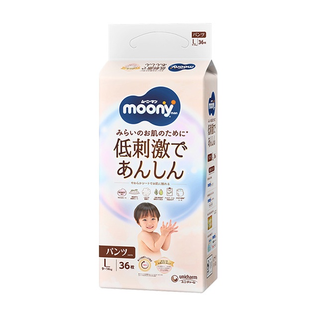 Gaćice Moony Natural / Low Irritation L 1932