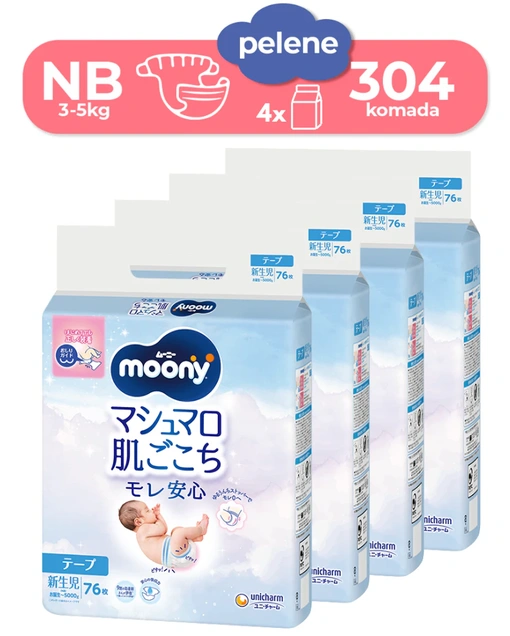 Moony Airfit Newborn MegaBox 3024