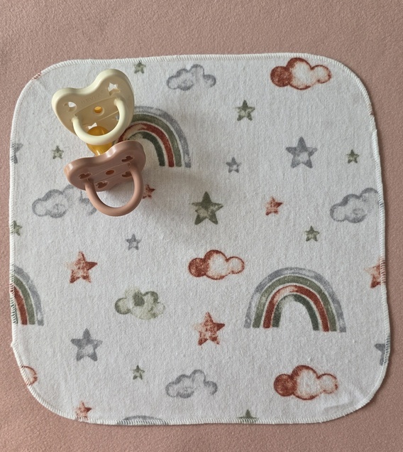 WOWO  flanel bebi krpica duga braon boje 4742