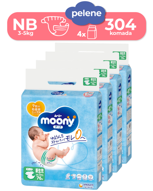 Moony Airfit Newborn MegaBox 3024