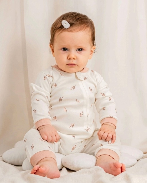 Kidaxi organic pidžama za bebe  (Grančice) 5004