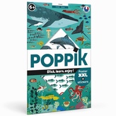 POPPIK Edukativni poster s nalepnicama Otkrića: Okeani