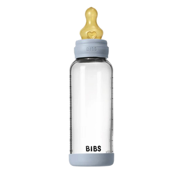 Bibs - Staklena flašica 240 ml Baby Blue