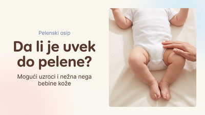 Iritacija pelenske regije: Da li je uvek do pelene?