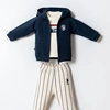 U.S. Polo ASSN komplet Navy 3/1, pantalone, majica i duks USB2872 5527