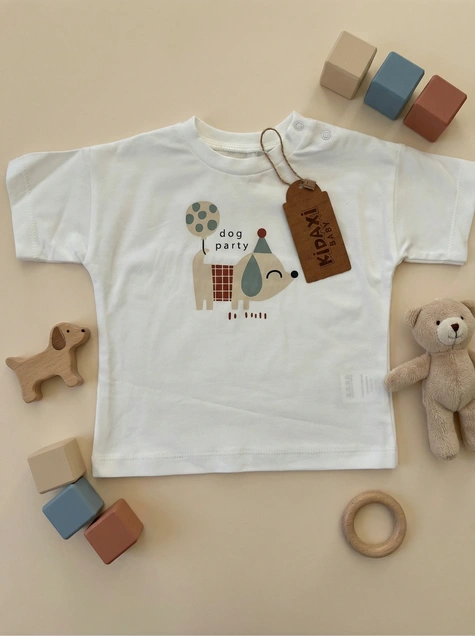 Kidaxi komplet majica i šorts za bebe 5488