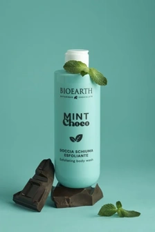 BIOEARTH Gel za tuširanje sa prirodnim skrabom - Mint/Čoko