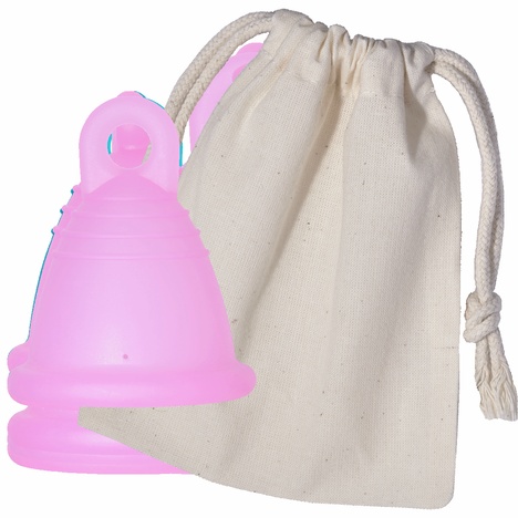 Menstrualna čašica Me Luna veličina XL plitka - Pink (Soft) 2580