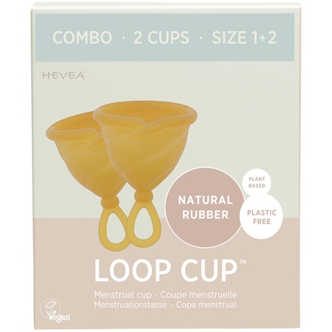Menstrualna čaša Hevea Loop Cup Combo (vel. 1 i 2) 1695