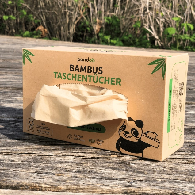 Troslojne suve maramice od bambusa 100 kom 5859
