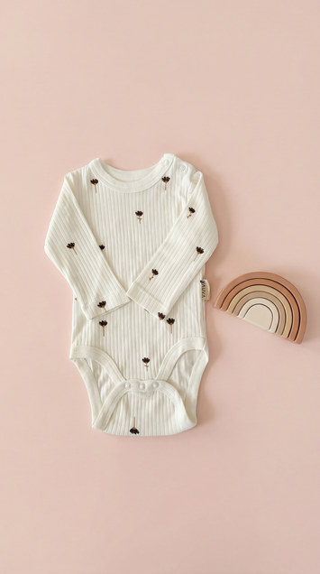 VAUVA bodić dugih rukava Cveće 5204