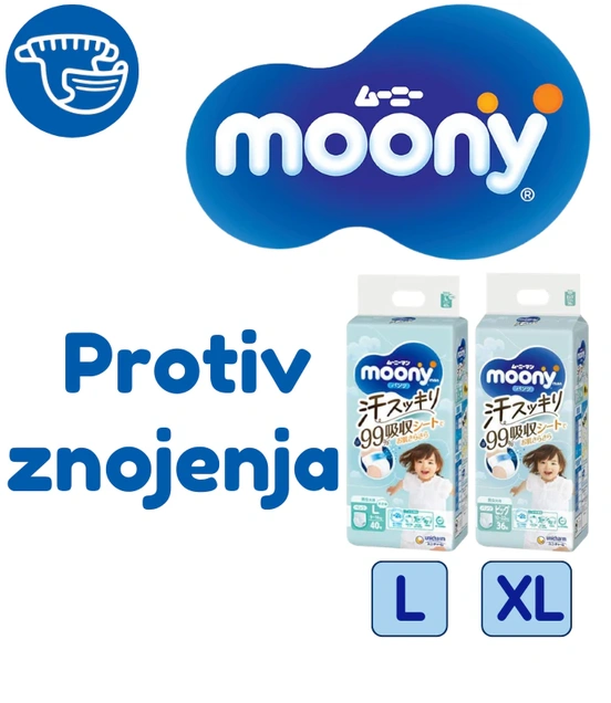 Gaćice Moony protiv znojenja 5092
