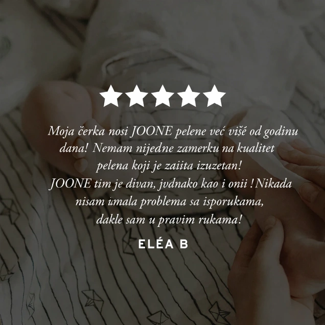 Joone Paris Iconic pelene za devojčice veličina 5 5060