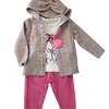 KIDEX roze biser komplet 24 mes 4437