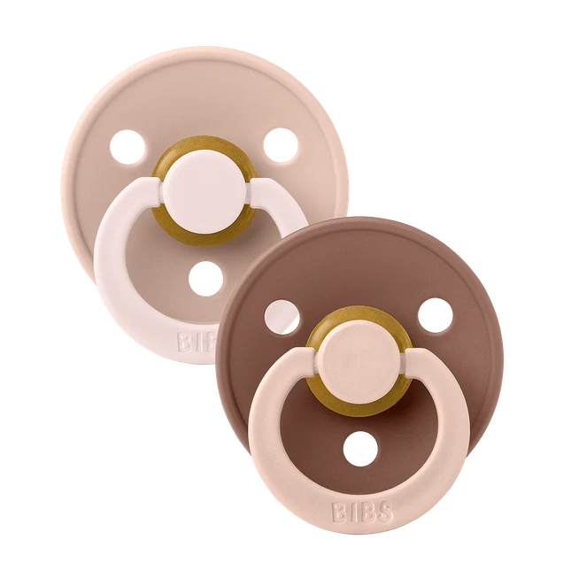 BIBS STUDIO Fusion Blush & Woodchuck 6-12m 5374