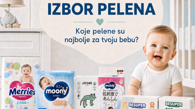 Moony, Merries, Joone ili Besuper pelene? Vodič za izbor pelena na www.joko.rs