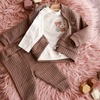 SWEETMELISA komplet trenerka sa majicom 3/1 (braon) 62 (0-3 mes) 4667