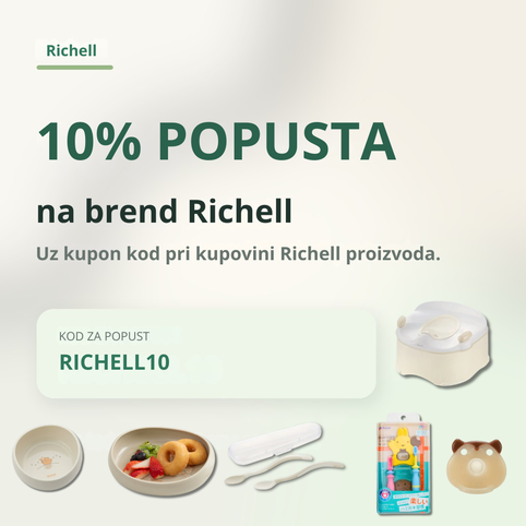 10% popusta na aksesoare za bebe Richell