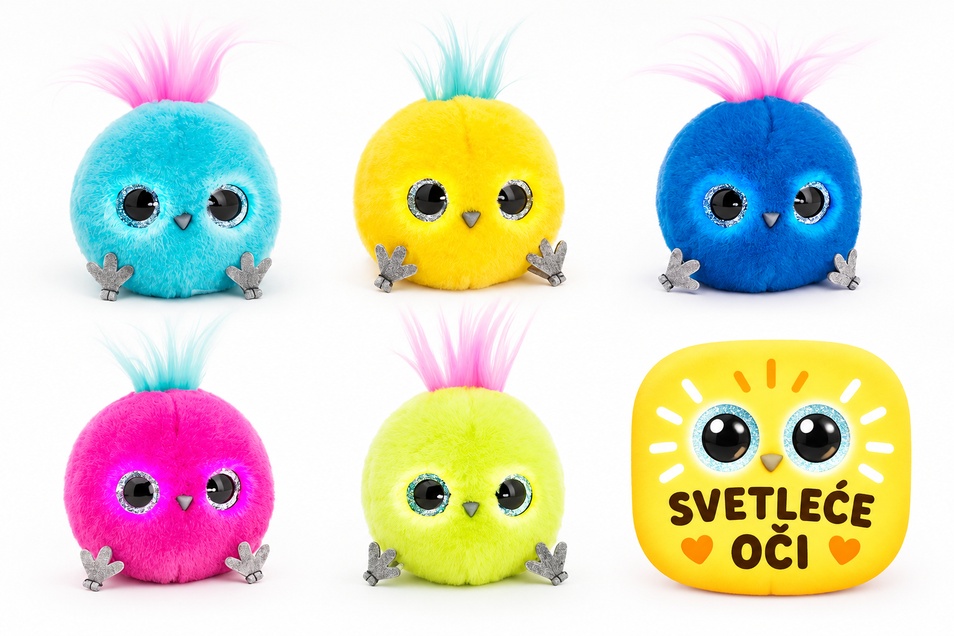 Orange Toys plišana igračka WHOzie sa svetlećim očima 7032