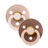 BIBS STUDIO Fusion Blush & Woodchuck 6-12m 5374