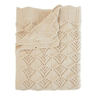 BIBS - pleteno ćebence Wavy Ivory