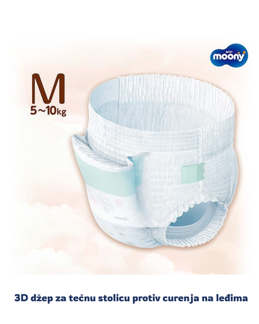 Gaćice Moony Natural / Low Irritation M 1023