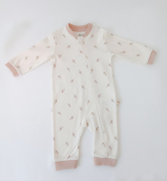 Kidaxi Organic pidžama  za bebe Natural vel.62 4191