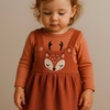 WOWO  komplet Haljinica i bodi  Bambi 2/1 (cigla) 92 (18-24 mes) 4710