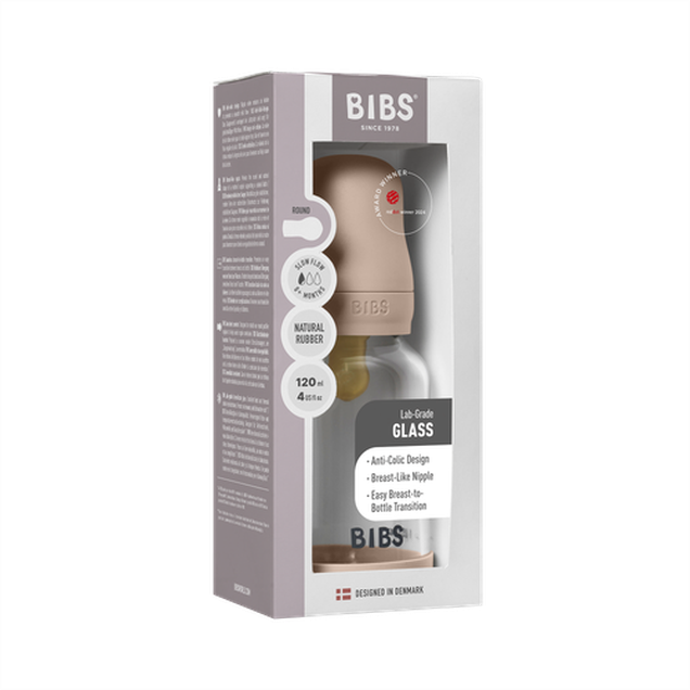 Bibs - Staklena flašica 120 ml Blush 4794