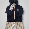 U.S. Polo ASSN komplet Navy 3/1, pantalone, majica i duks 5538