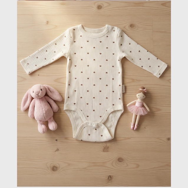 VAUVA bodić dugih rukava Srce 5202