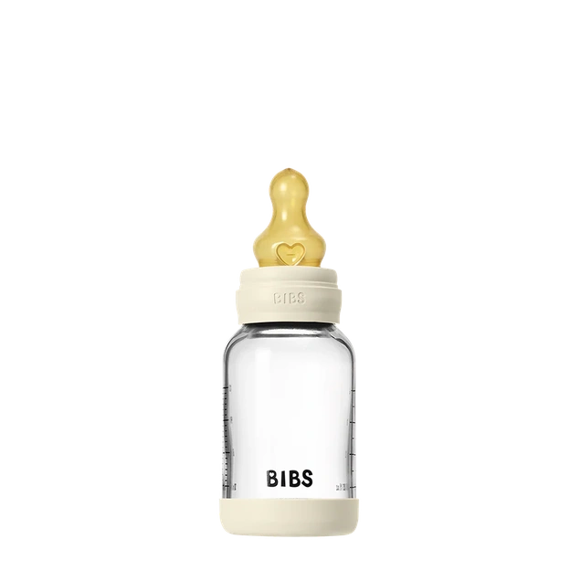 Bibs - Staklena flašica 120 ml Ivory 4791