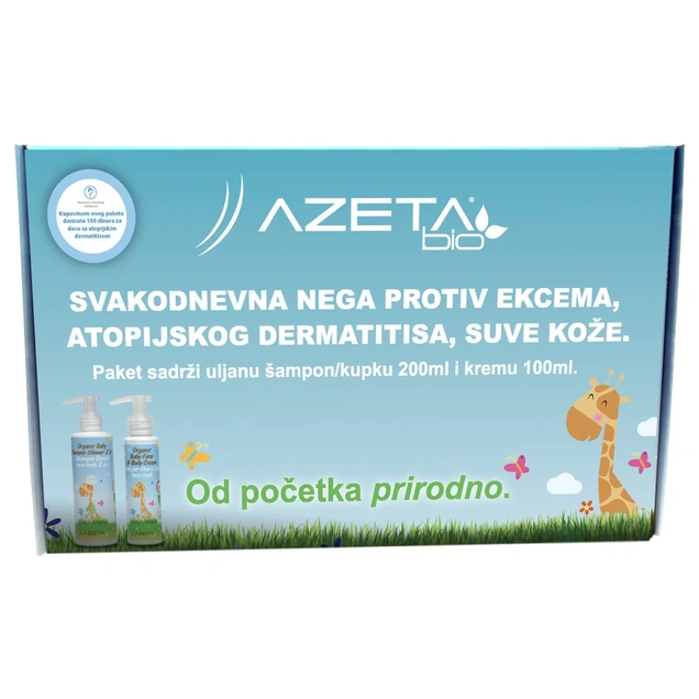 AzetaBio paketić za ekcem, atopijski dermatitis i suvu kožu 3095