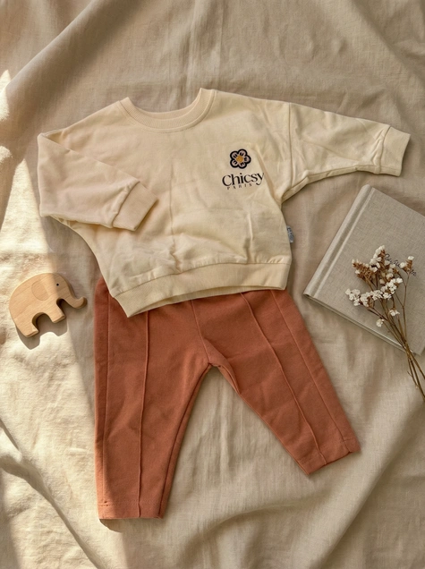 KOMPLET  KIDEX ZA DEVOJČICE KAJSIJA  12 mes 4443